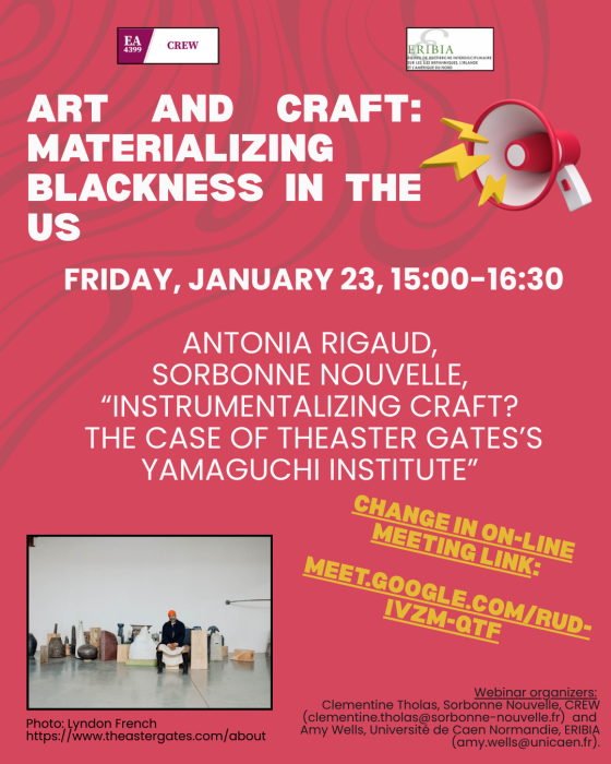 Art and Craft: Materializing Blackness in the US